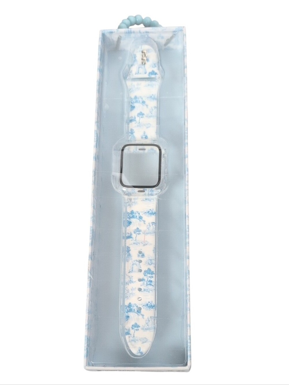 XO Poppy Blue Toile Apple Watch 2 in 1 Band & Bumper Set